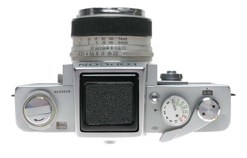 TOPCON RE Super SLR film camera 1.8 f=5.8cm auto-topcor lens