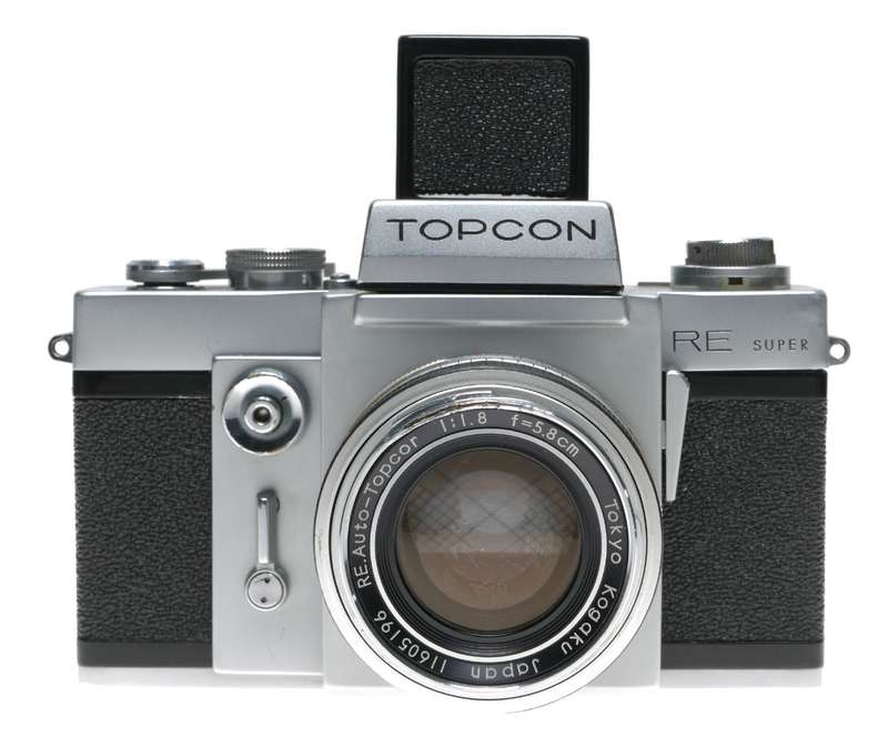 TOPCON RE Super SLR film camera 1.8 f=5.8cm auto-topcor lens