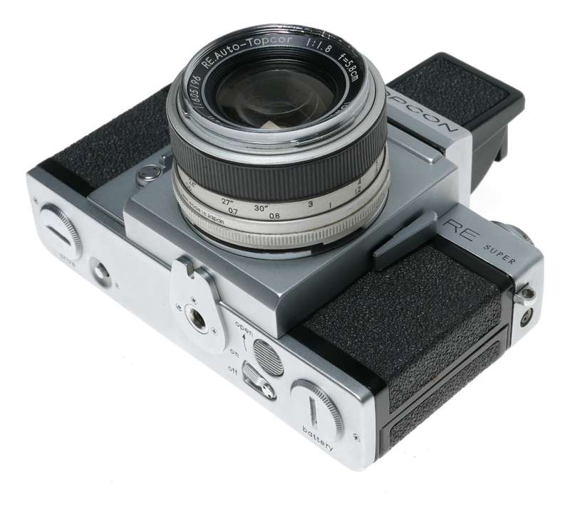 TOPCON RE Super SLR film camera 1.8 f=5.8cm auto-topcor lens