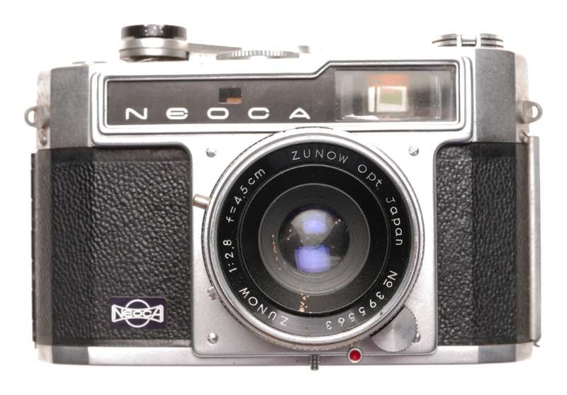 Zunow 1:2.8 f=45mm Neoca camera lens vintage classic rare