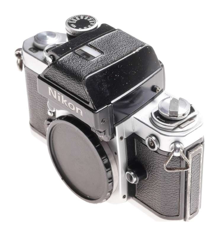 Nikon F2 vintage SLR film camera used body with strap