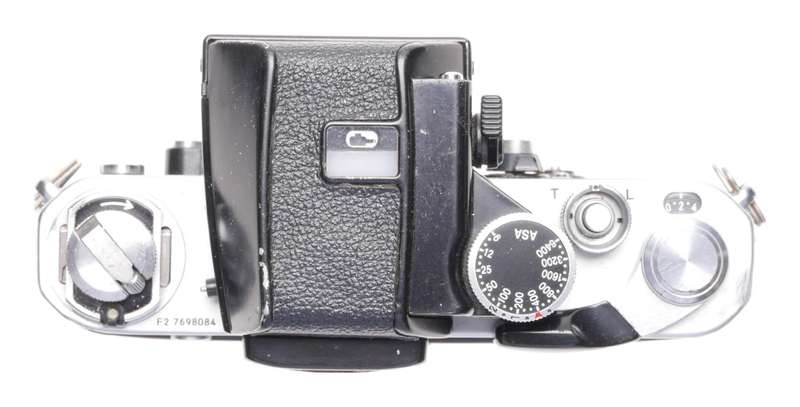 Nikon F2 vintage SLR film camera used body with strap