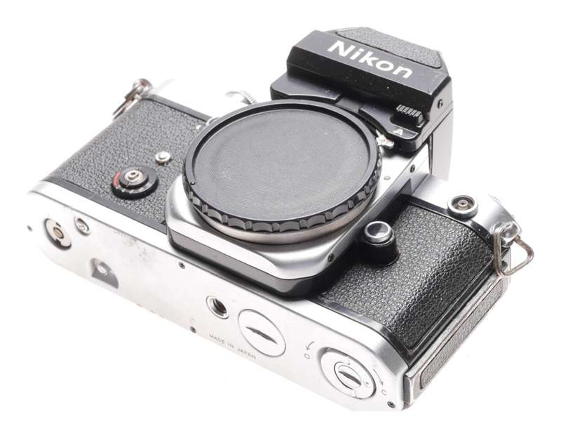 Nikon F2 vintage SLR film camera used body with strap