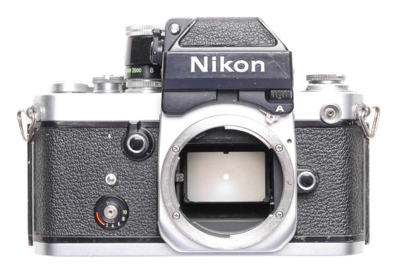 Nikon F2 vintage SLR film camera used body with strap
