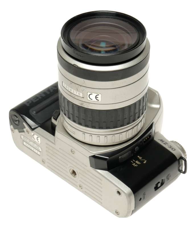 PENTAX MZ-50 vintage SLR 35mm film camera with zoom lens 28-80mm