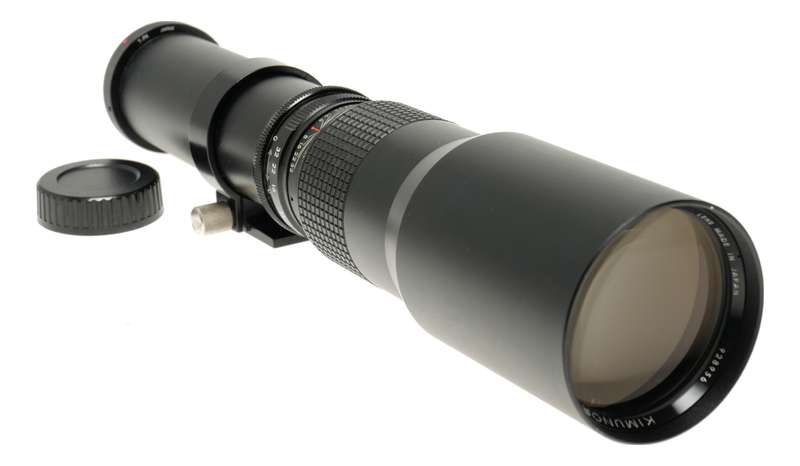 Kimunor 1:8 f=500mm prime tele lens f/8 T-PK 8/500 mm