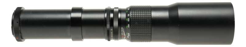 Kimunor 1:8 f=500mm prime tele lens f/8 T-PK 8/500 mm