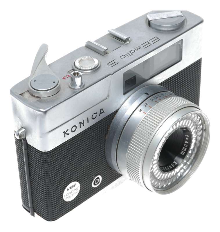 Konica EE Matic S 35mm Film Camera Electric Eye Hexanon 2.8/40