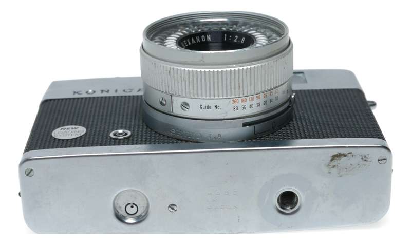 Konica EE Matic S 35mm Film Camera Electric Eye Hexanon 2.8/40
