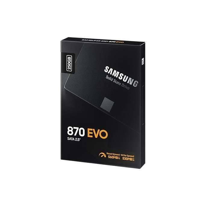 Samsung 870 Evo 2.5-inch 250GB Serial ATA III Internal SSD MZ-77E250BW