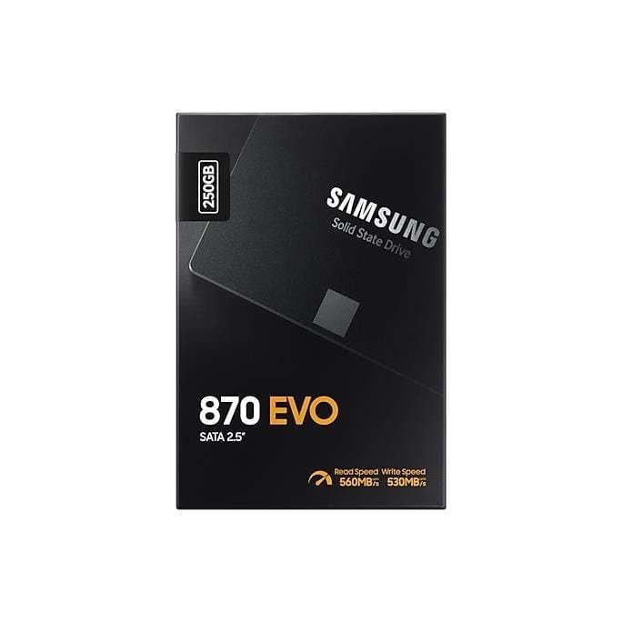 Samsung 870 Evo 2.5-inch 250GB Serial ATA III Internal SSD MZ-77E250BW