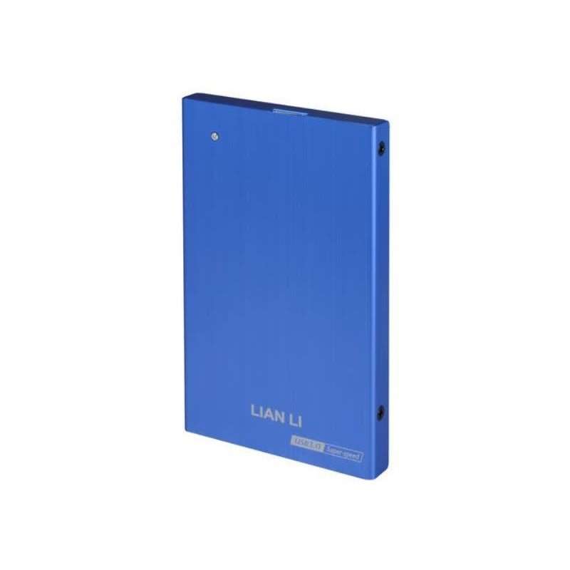 Lian-Li Ex-10Q Blue 2.5" USB 3.0 SATA External Enclosure