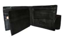 Camel Mountain Rugged and Attractive Genuine Leather Wallet Black XY18084