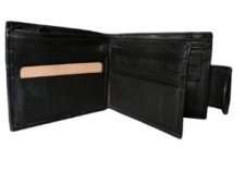 Camel Mountain Rugged and Attractive Genuine Leather Wallet Black XY18084