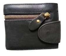 Camel Mountain Rugged and Attractive Genuine Leather Wallet Black XY18084