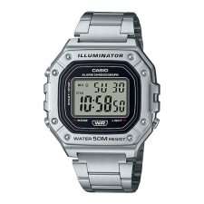 WT CASIO GTS DIGITAL WATCH SQ 50M S/STEEL