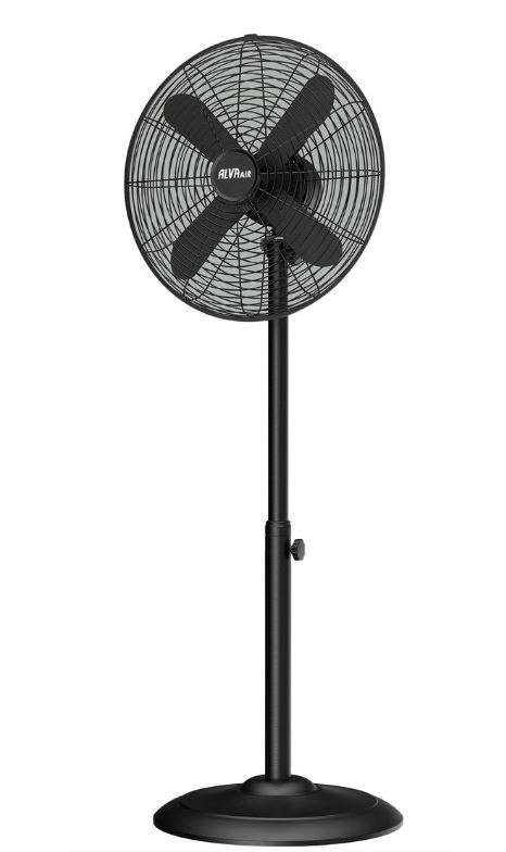 Alva Air 40cm Matte Black Finish Telescopic
