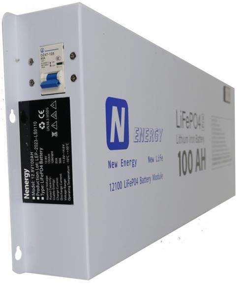 Solarix Nenergy 12V 100Ah LiFePo4 Single Battery