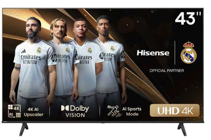 Hisense 43 inch A6N Series Direct LED UHD Vidaa