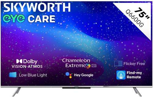 Skyworth 75 inch Q6600G Series QLED Google TV