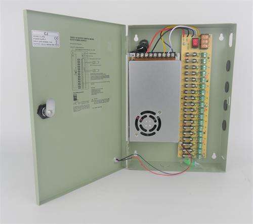 Securnix 12VDC 20Amp 18 Channel CCTV Power Supply