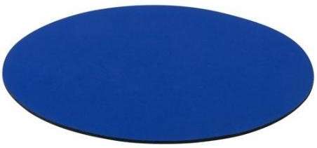 UNIQUE BLUE SPHERE ROUND MOUSE PAD, 18CM