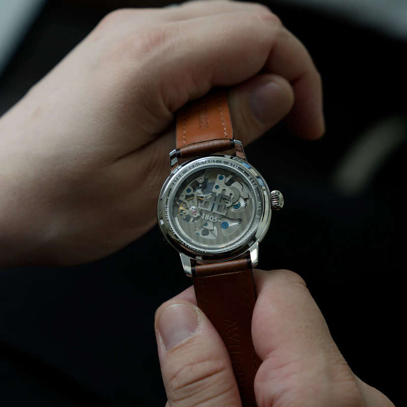 THOMAS EARNSHAW CORNWALL SKELETON AUTOMATIC Neutral White Watch