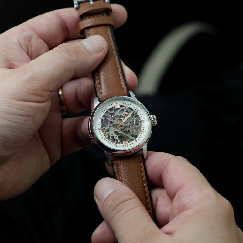 THOMAS EARNSHAW CORNWALL SKELETON AUTOMATIC Neutral White Watch