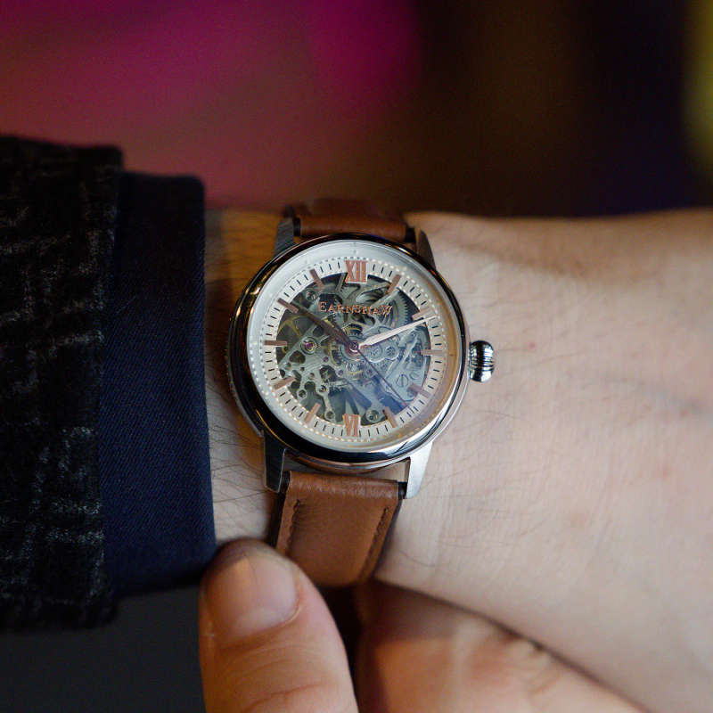 THOMAS EARNSHAW CORNWALL SKELETON AUTOMATIC Neutral White Watch