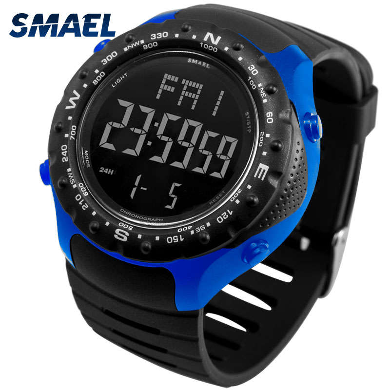 SMAEL Shock Proof Sport Black/Army Green S-Shock Watch **BRAND NEW**