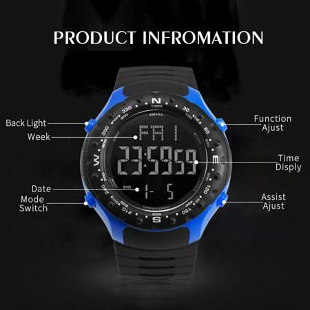 SMAEL Shock Proof Sport Black/Army Green S-Shock Watch **BRAND NEW**