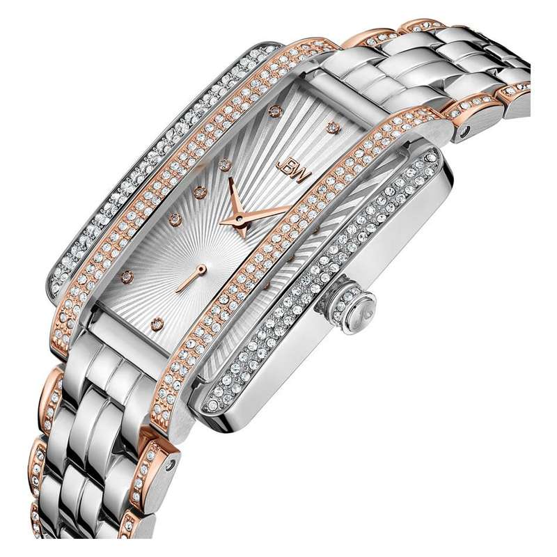 **real diamonds** R12,999.00 JBW WOMEN`S DIAMOND AND FANNED DIAL MINK WATCH BRAND NEW IN BOX