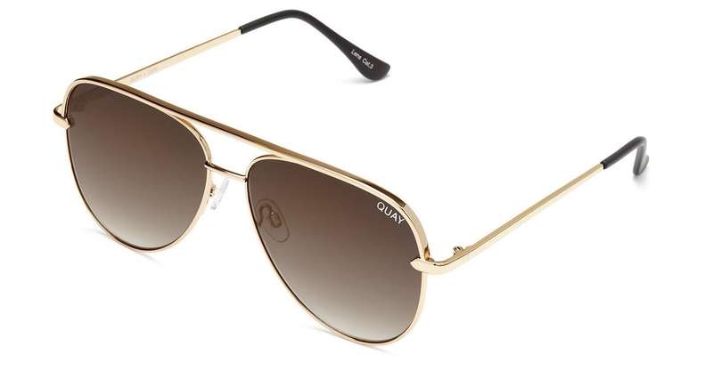 LOOK!! QUAY Australia Womens SAHARA LIMITED EDITION DESI P gradient Sunglasses **AUTHENTIC BRAND NEW