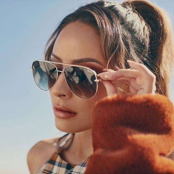 LOOK!! QUAY Australia Womens SAHARA LIMITED EDITION DESI P gradient Sunglasses **AUTHENTIC BRAND NEW