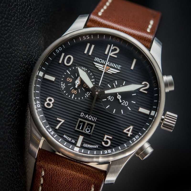30 shipping!! wow rrp R7,900.00!! IRON ANNIE Men`s D-AQUI Chronograph Watch BRAND NEW