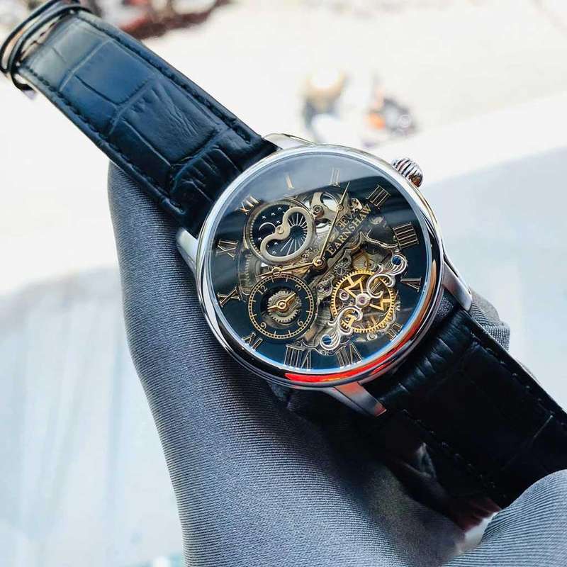 ***must see*** rrp: R8,200.00 THOMAS EARNSHAW AUTOMATIC LONGITUDE DUAL TIME MIDNIGHT GREEN NEW