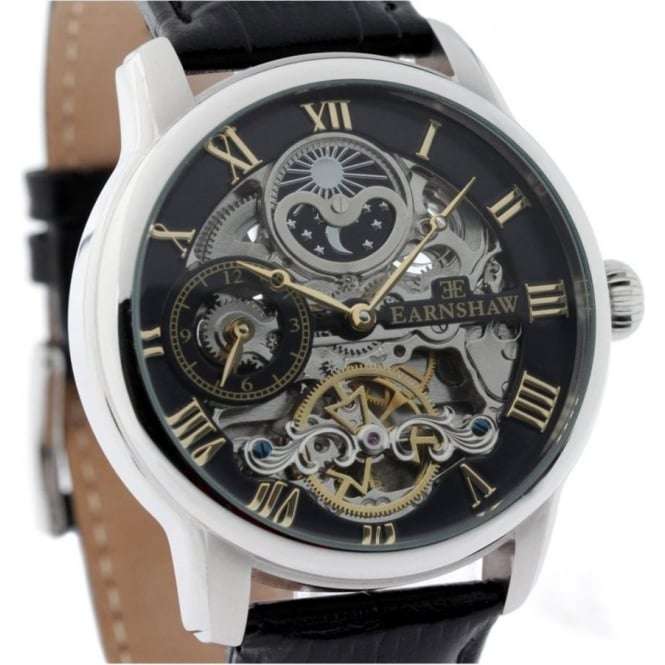***must see*** rrp: R8,200.00 THOMAS EARNSHAW AUTOMATIC LONGITUDE DUAL TIME MIDNIGHT GREEN NEW