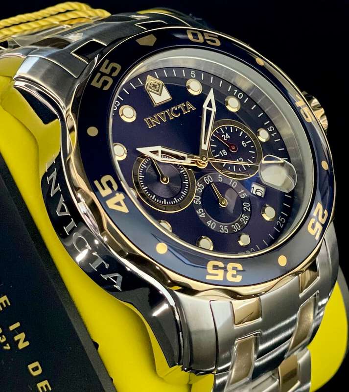Retail: R9,999.00 INVICTA MEN`S COLOSSUS THICK HEAVY TWO TONE WATCH BRAND NEW