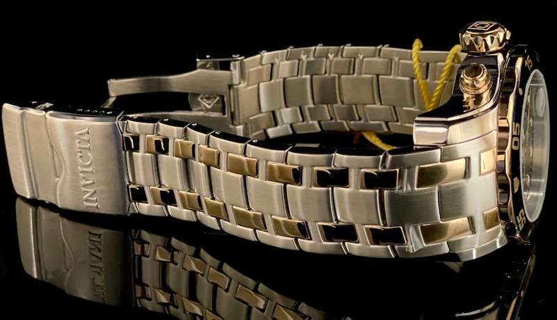 Retail: R9,999.00 INVICTA MEN`S COLOSSUS THICK HEAVY TWO TONE WATCH BRAND NEW