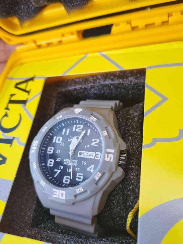 wow!! rrp R5,999.00 INVICTA MEN`S Military Coalition Graphite Grey ABS 45mm Watch BRAND NEW