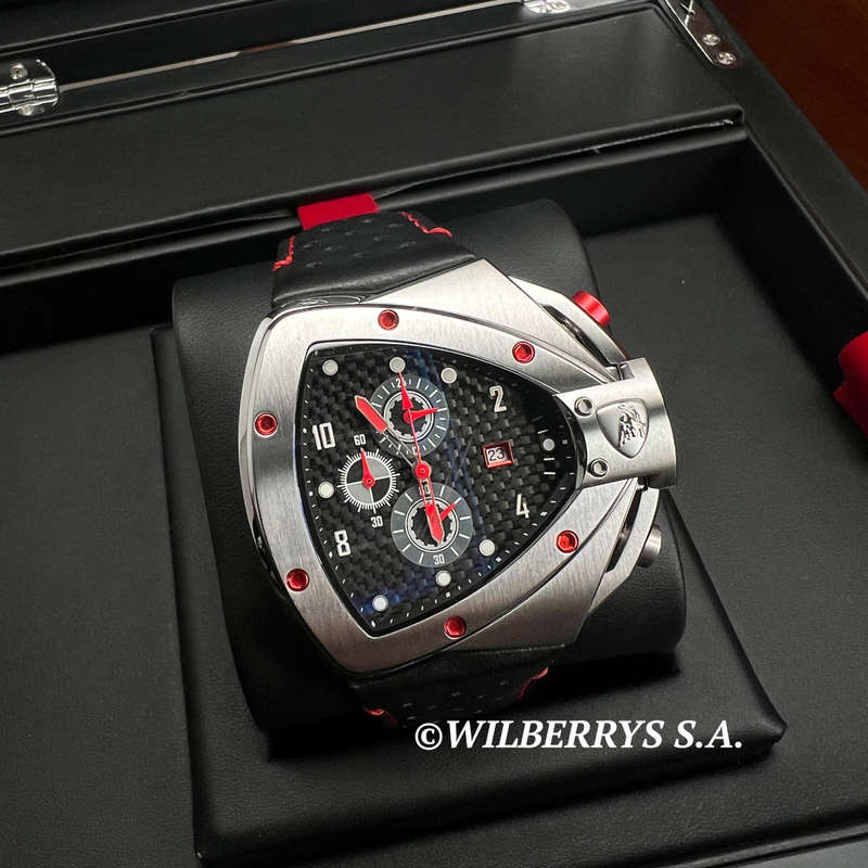 must see worth R35,000.00 Tonino Lamborghini Men`s SPYDER Chronograph HORIZONTAL Watch BRAND NEW