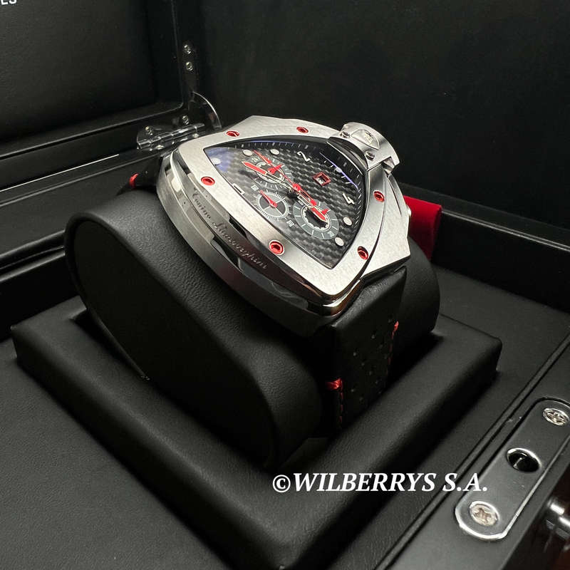 must see worth R35,000.00 Tonino Lamborghini Men`s SPYDER Chronograph HORIZONTAL Watch BRAND NEW