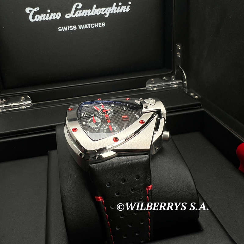 must see worth R35,000.00 Tonino Lamborghini Men`s SPYDER Chronograph HORIZONTAL Watch BRAND NEW