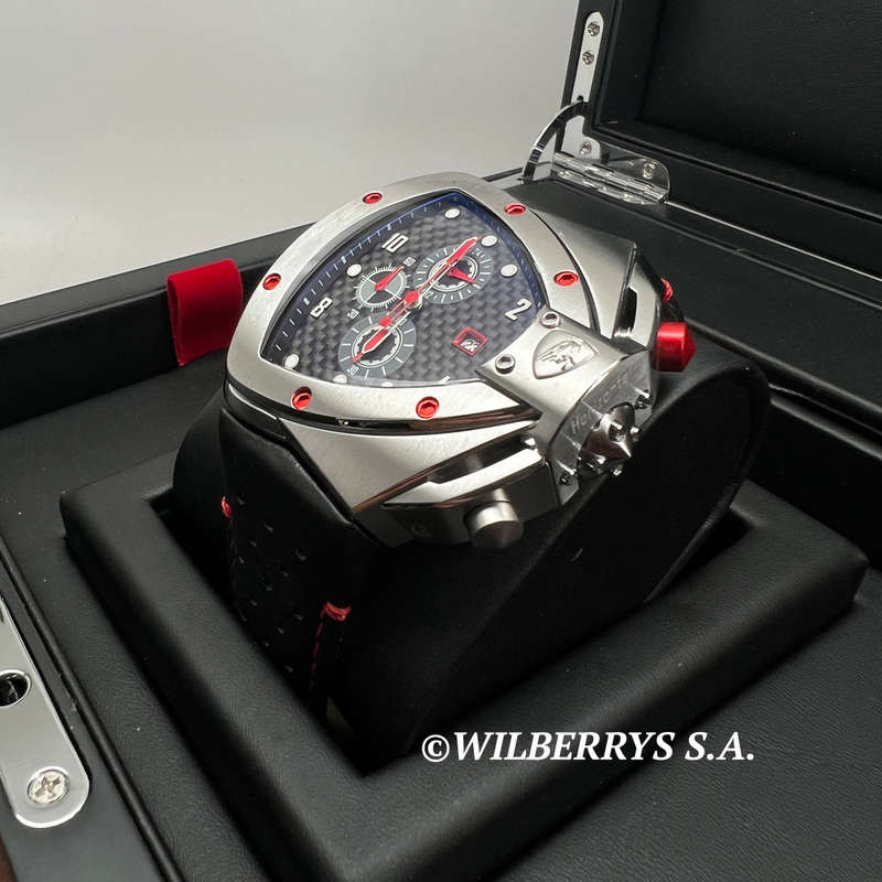 must see worth R35,000.00 Tonino Lamborghini Men`s SPYDER Chronograph HORIZONTAL Watch BRAND NEW
