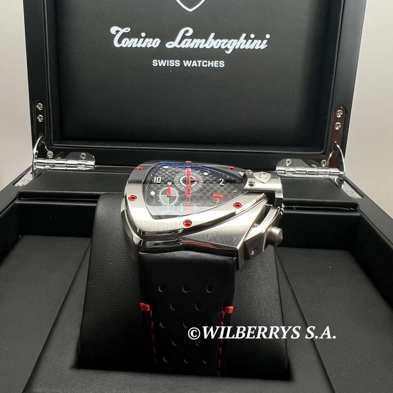 must see worth R35,000.00 Tonino Lamborghini Men`s SPYDER Chronograph HORIZONTAL Watch BRAND NEW