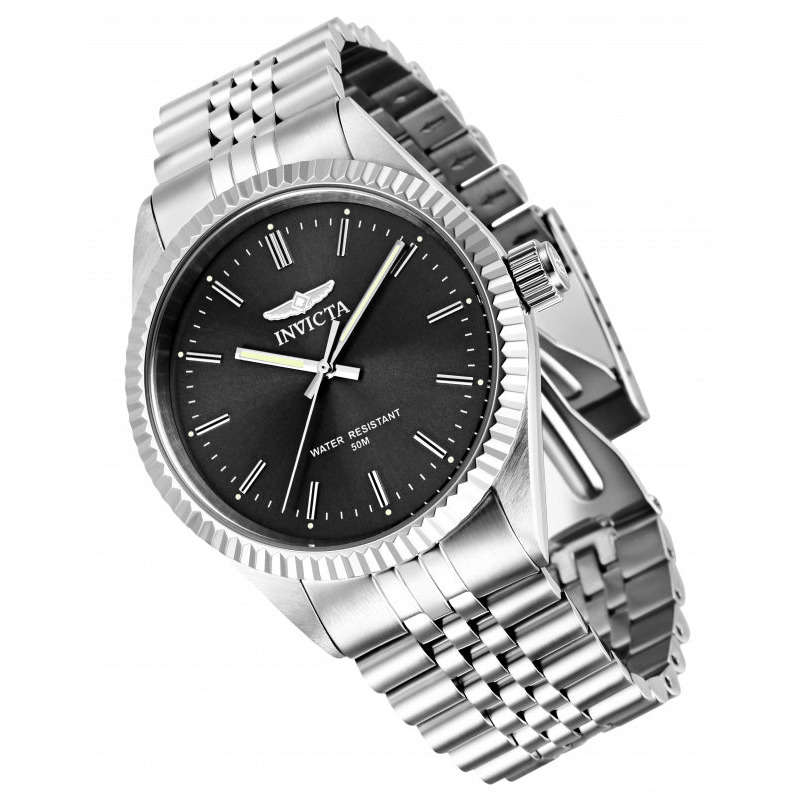 Retail: R5,999.00 INVICTA Classic Jubilee Strap 43mm Black Watch BRAND NEW