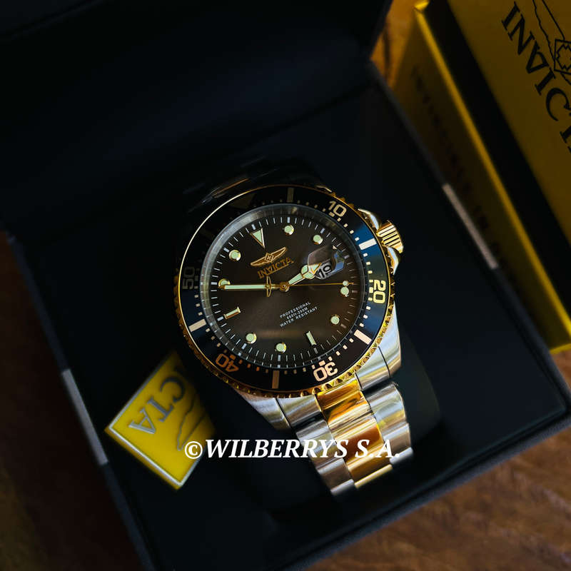 wow!! rrp R5,999.00 INVICTA MEN`S Sea Urchin Two Tone Oyster 200m Dive Watch BRAND NEW
