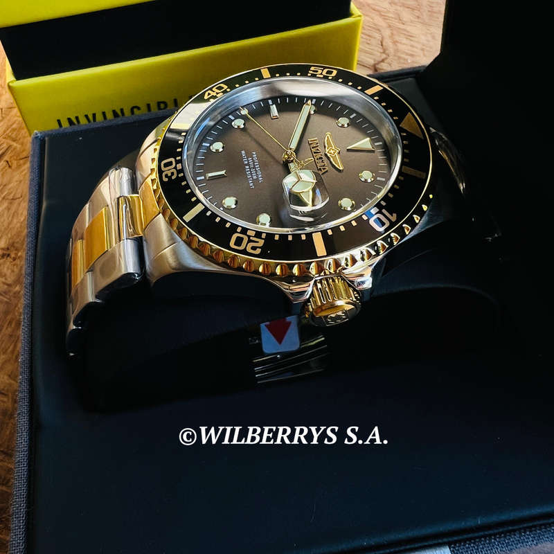 wow!! rrp R5,999.00 INVICTA MEN`S Sea Urchin Two Tone Oyster 200m Dive Watch BRAND NEW