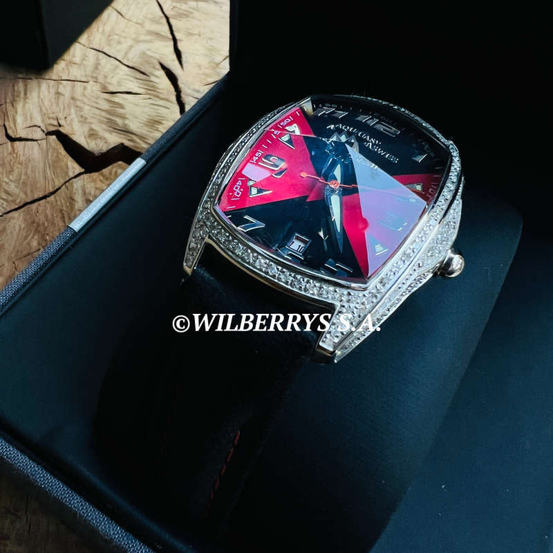 Retail: R13,300.00 AQUASWISS Women`s 0.65ctw carat Ice Pyramid Watch Case Prism Glass BRAND NEW