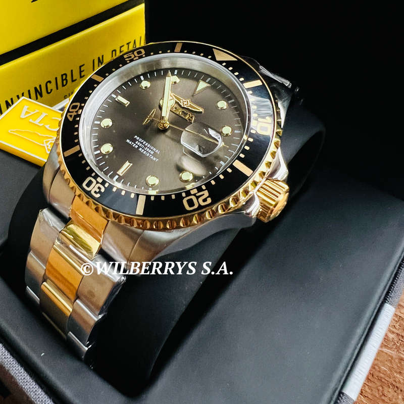 wow!! rrp R5,999.00 INVICTA MEN`S Sea Urchin Two Tone Oyster 200m Dive Watch BRAND NEW